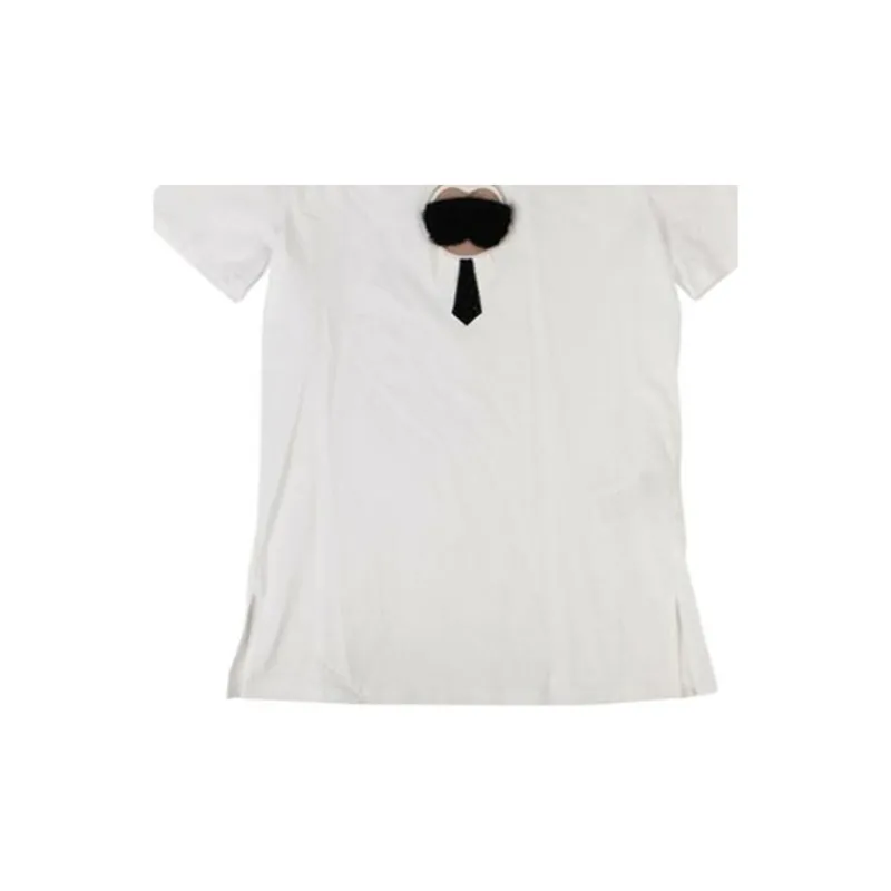 FENDI X Karl Lagerfeld Karl Monster T Shirt 'White'-3