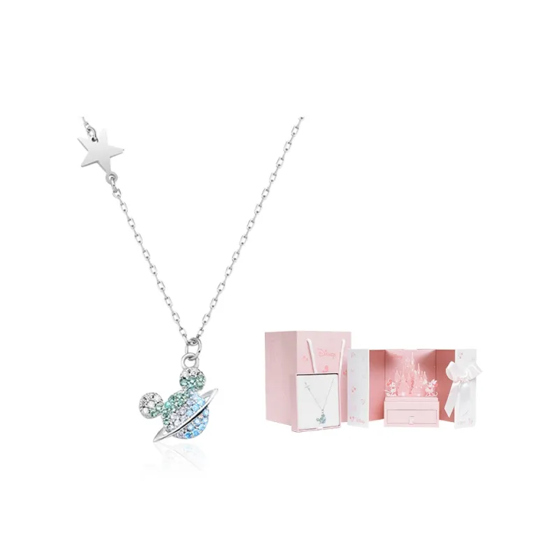 Disney Magic Colors Series S925 Silver Necklaces Women's-17