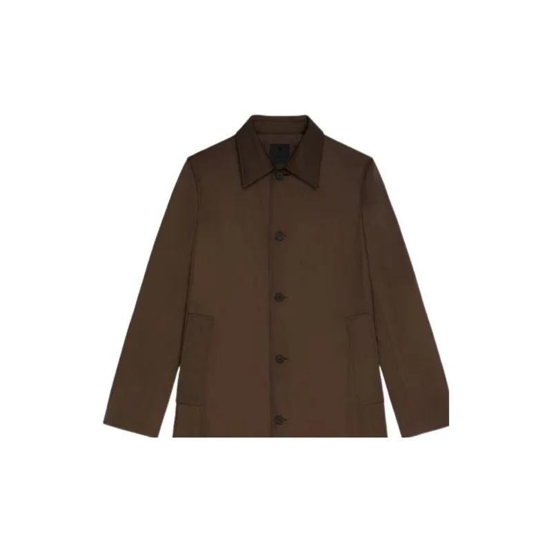 Givenchy Trench Coat Men's Brown-4