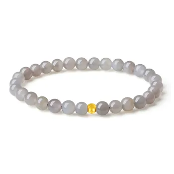QIAOWUQIAONV Bracelets Smoky Purple Women's