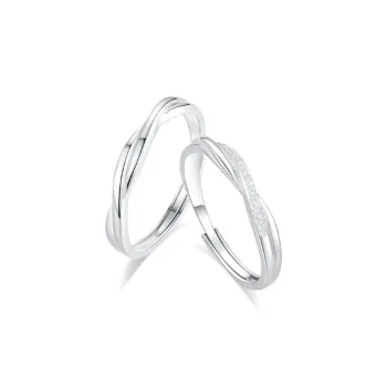 LUCA Sterling Silver Rings Unisex #Sweet Love # Gift Box Set