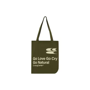 Crying Center Fabric Shoulder Bag Regular Unisex Multicolor