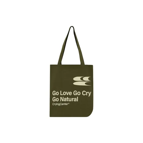 Crying Center Fabric Shoulder Bag Regular Unisex Multicolor
