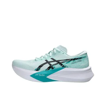 Asics MAGIC SPEED 4 Anti Slip Wear Resistant Low Top Casual Running Shoes Men's Turquoise