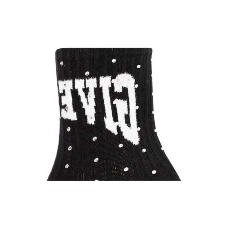 Givenchy Short Embellished Football Socks 'Black'-1