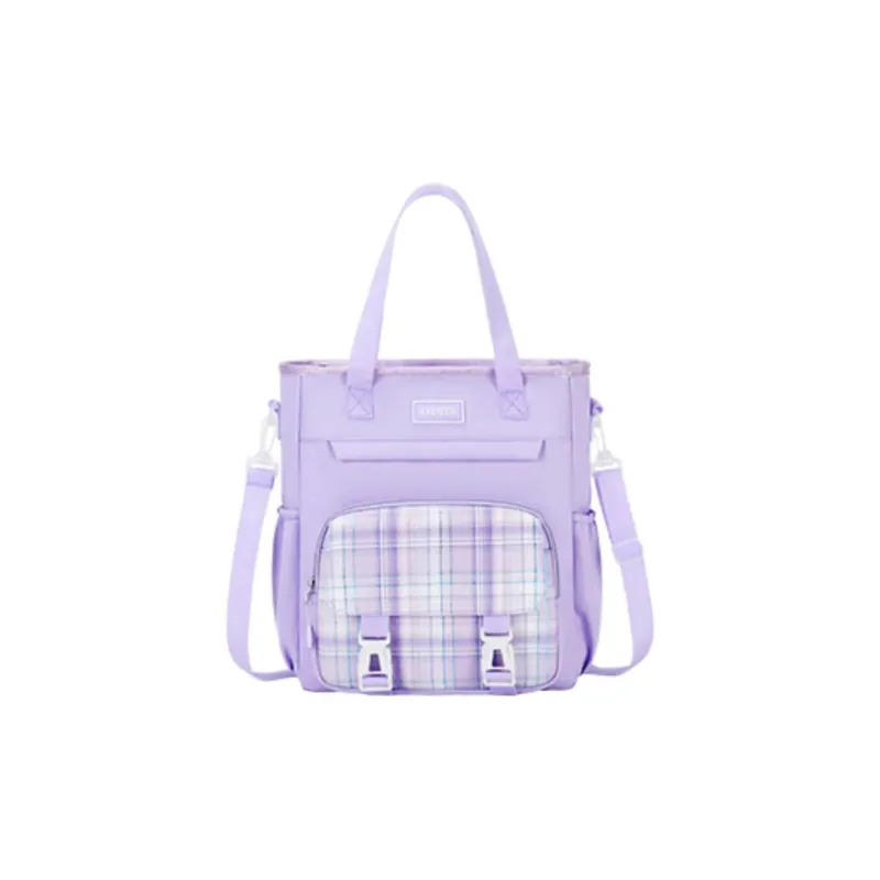Carissa Oxford Backpack Regular Women's Purple/Sky Blue/Black/Pink/Beige-1