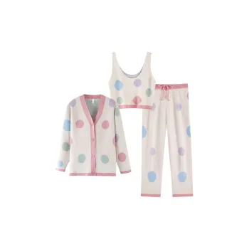 ZumashL Luxury Designer Series Pajama Set Women's Colorful Bubbles