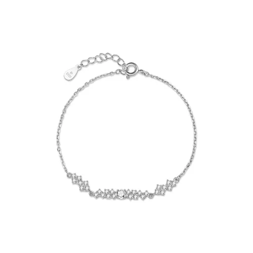 Silver 925 Sterling Silver Bracelets Women's