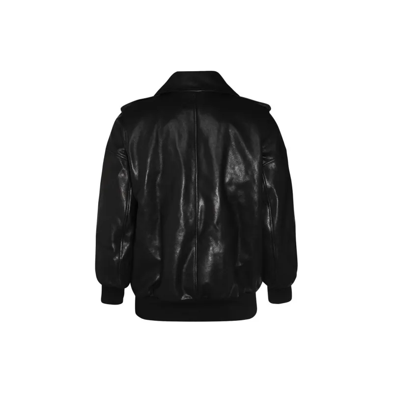 Alexander McQueen Zipped Leather Jacket-1