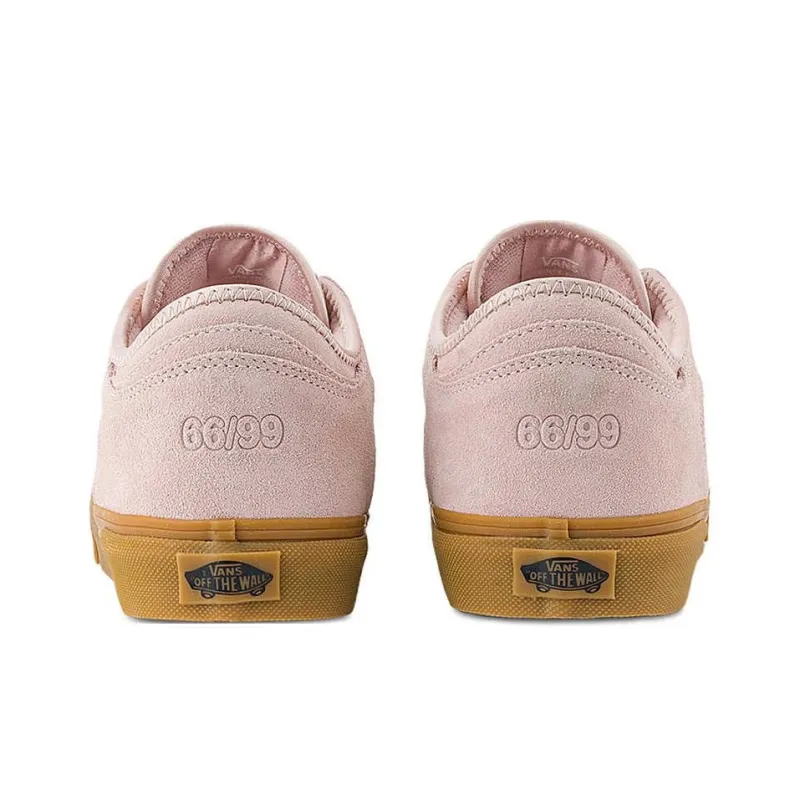 Vans Rowley Anti Slip Wear Resistant Low Top Skateboard Shoes Unisex Light Pink-3
