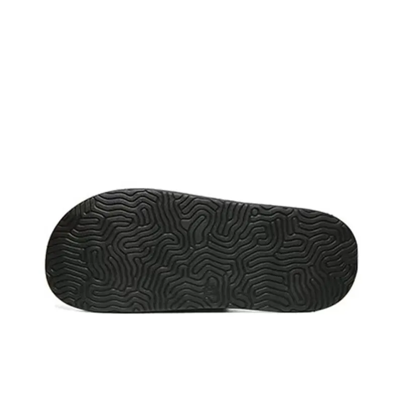PEAK Tai Ji1.0 Slip Resistant Odor Resistant Slide Slippers Men's Black White-4