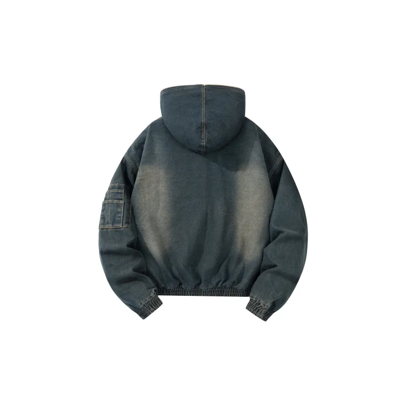 PAEFA Puffer Jacket Unisex Vintage Blue-1