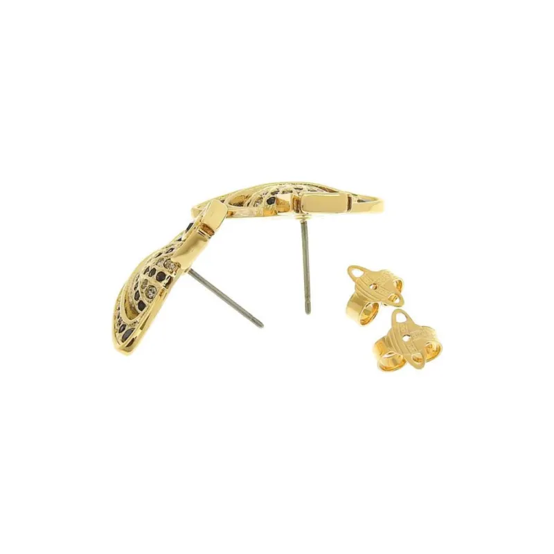 Vivienne Westwood Brass Earrings Women's Gold-2