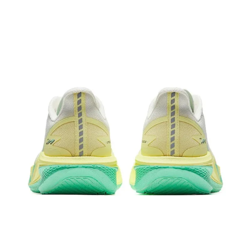 Anta Horsepower 5.0 Wear-Resistant Cushioning Rebound Low-Top Training Running Shoes Women's White Green Yellow-3