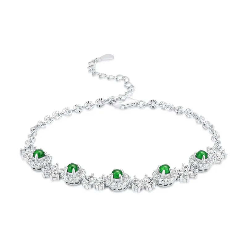 BEIJINGHUANGJIN Ice Glutinous Jadeite Bracelets Women's-2