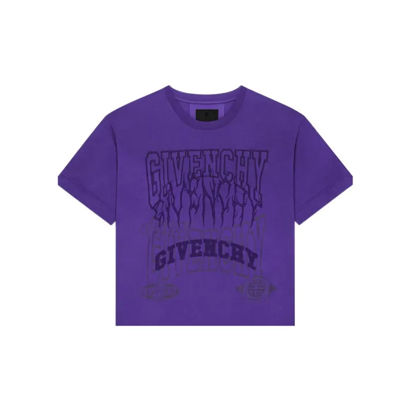 Givenchy T-Shirts Men Purple-4