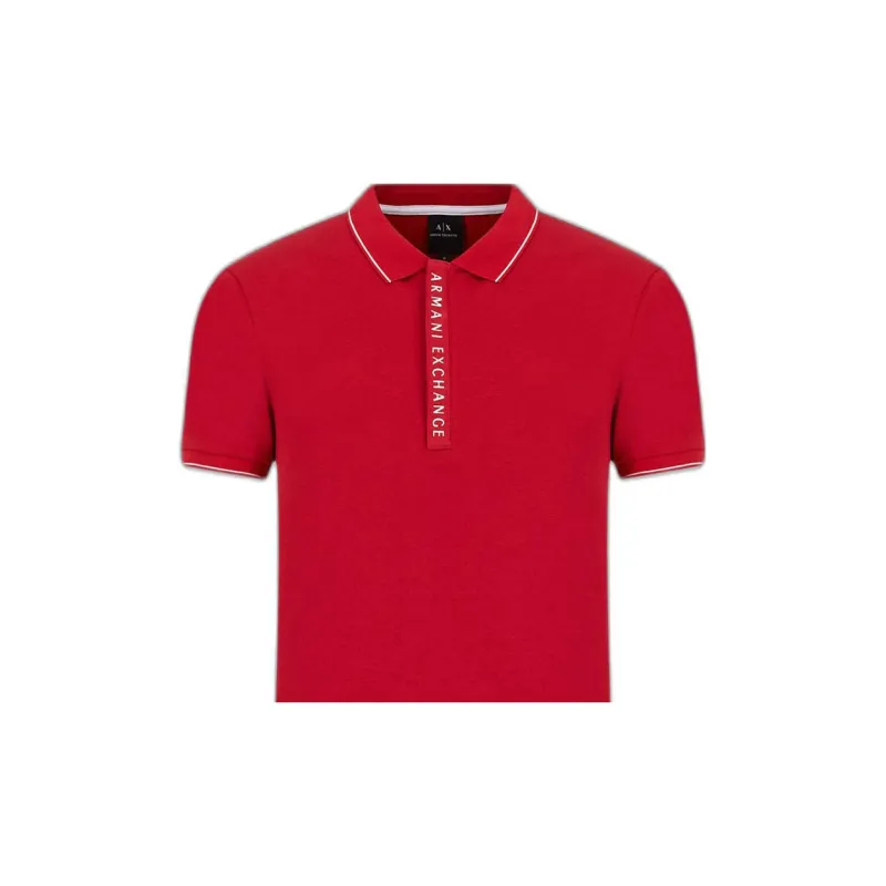 ARMANI EXCHANGEAE SS23 Polo Shirt Men's Red-4