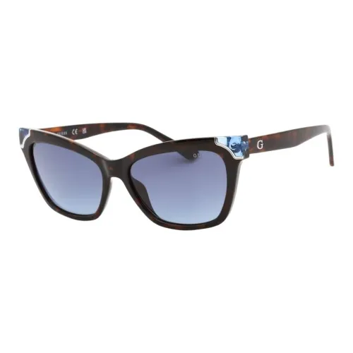 guess HWSG83 Irregular Shape Sunglasses Women's Brown