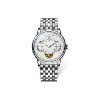 BORMAN Automatic Mechanical Movement Stainless Steel Watchband Men's Watches White Dial