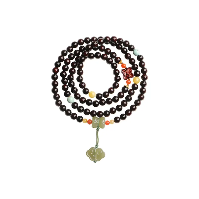 Moon Seal Hundred Rivers Rosewood Precious Wood Bracelets Unisex-0
