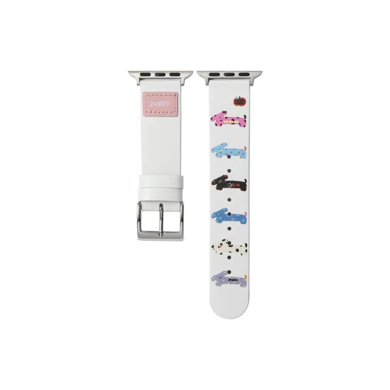 Warbler Dew Watch Band Apple Compatibility 49mm Genuine Leather Material-3