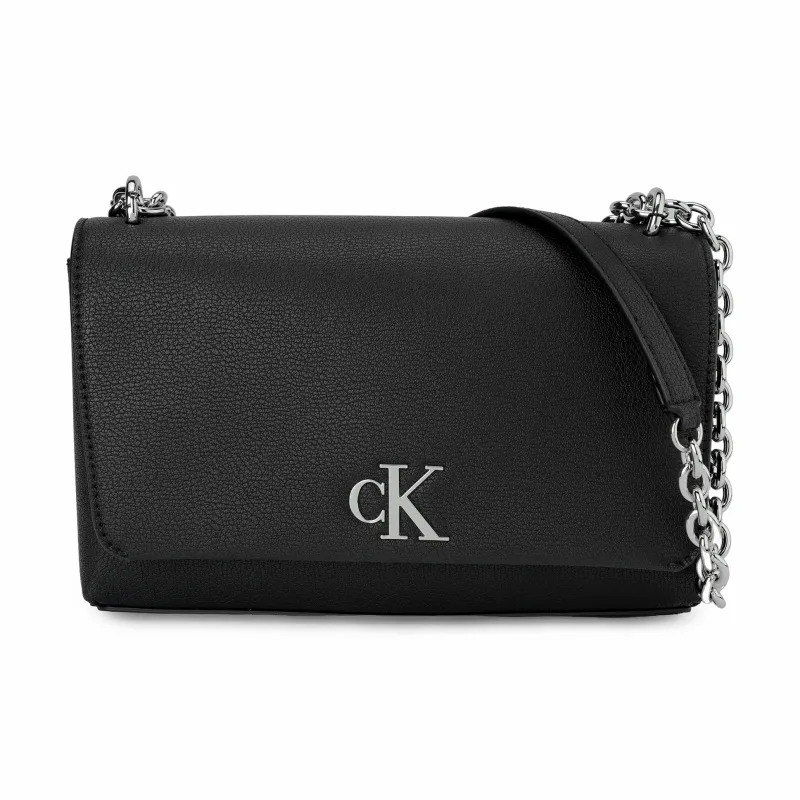 CALVIN KLEIN Synthetic Material Envelope Bag Handbag Shoulder Bag Women's Black-1