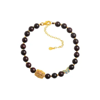 Moon Seal Hundred Rivers Rosewood Bracelets Women's