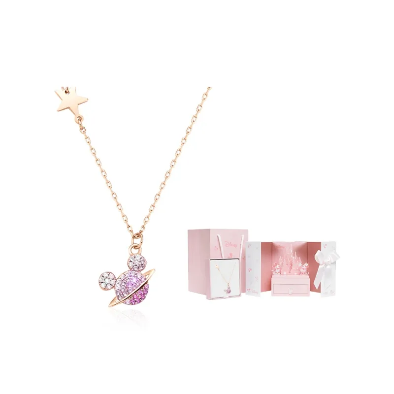 Disney Magic Colors Series S925 Silver Necklaces Women's-8