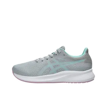 Asics Patriot 13 Wear Resistant Support Low Top Running Shoes Women's White Gray