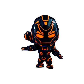Hot Toys War Machine Cosb697 The Avengers 4 Endgame Chibi Figures Battle Lightspeed Orange