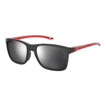 Under Armour Propionate Ester Irregular Shape Sunglasses Unisex Gray Red
