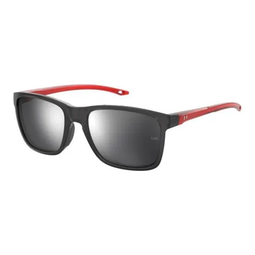 Under Armour Propionate Ester Irregular Shape Sunglasses Unisex Gray Red