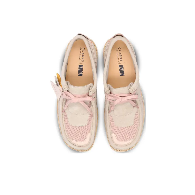 Clarks Wallabee Union La Cameo Rose-3