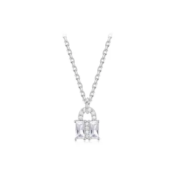 Abyb Charming Rhodium plated Copper Necklaces Women's