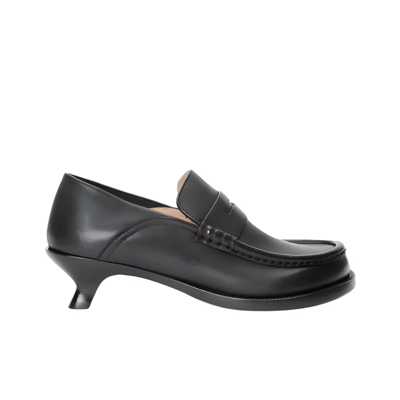 LOEWE Campo Loafers 4cm Women's Black-1