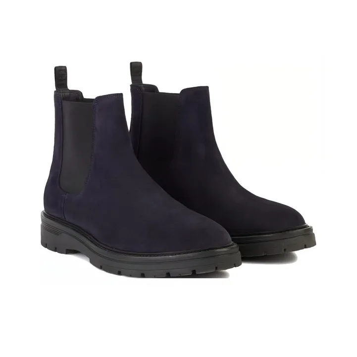 BOGGI Short Chelsea Boots Men's Purple-3
