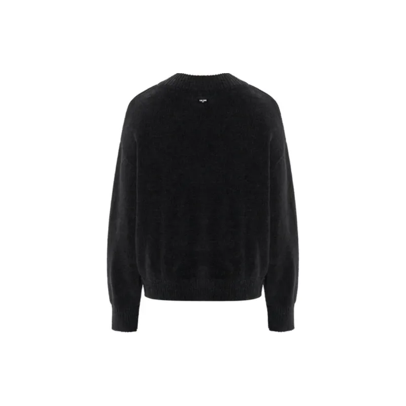 TEAM WANG Design FW24 CHOICES Collection Sweater Unisex Black-1