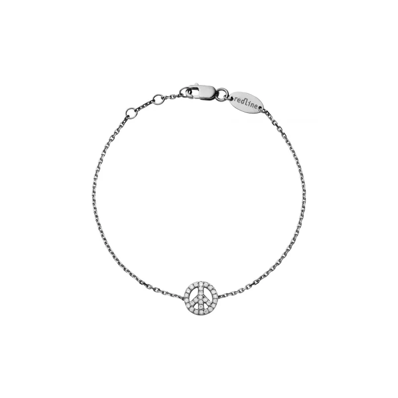 Redline Diamond 18K Gold Black Gold Bracelets Unisex Silver-0