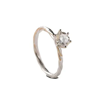 Stone On The Line S925 Silver Rings Women's