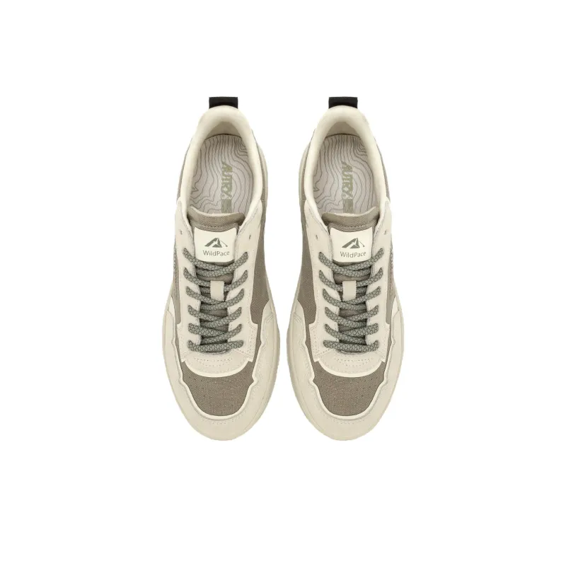 AUTRY Wildpace Slip Resistant Low Top Skateboard Shoes Men's Beige-3