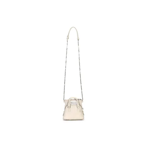 Maison Margiela 5AC Cow Leather Handbag Shoulder Bag Crossbody Bag Women's Light Gray
