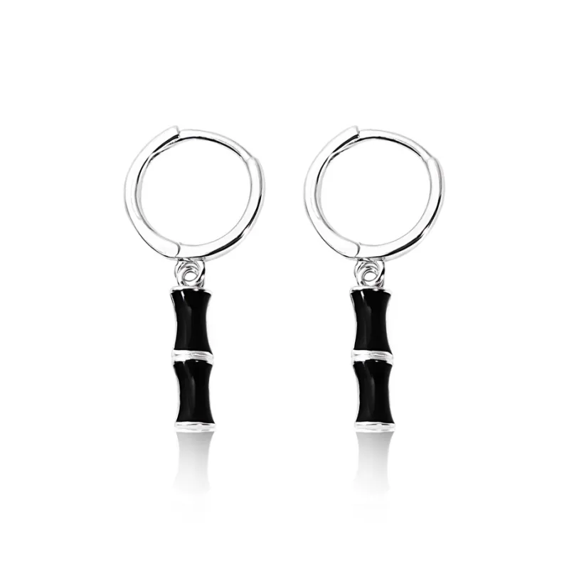 FOREVER MELODY 999 Fine Silver Earrings Men's-0