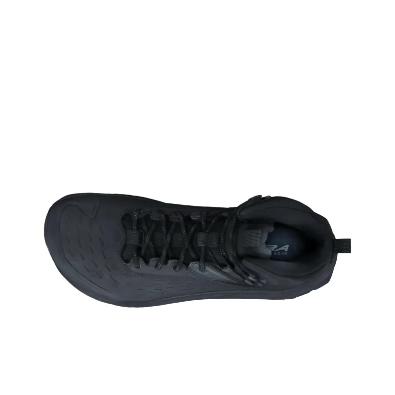 Altra OLYMPUS 6 Wear resistant And Lightweight Mid Top Hiking Shoes Men's Black-2