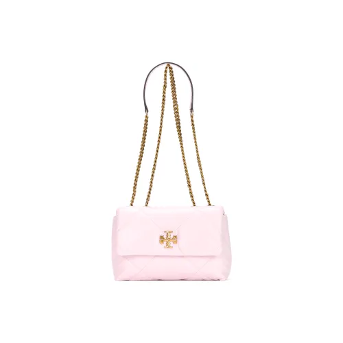 TORY BURCH Kira Small Diamond Quilt Convertible Shoulder Bag Rose Salt