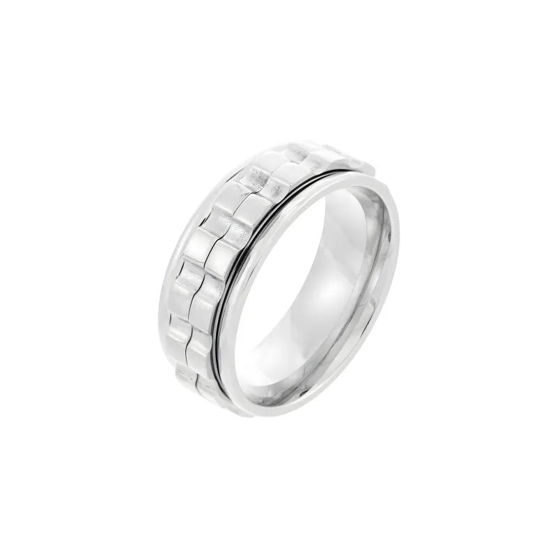 ENFANTIN Titanium Steel Rings Unisex-0