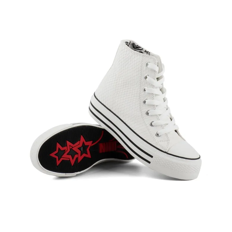 IiJin Height Increasing High Top Skateboard Shoes Women's-7