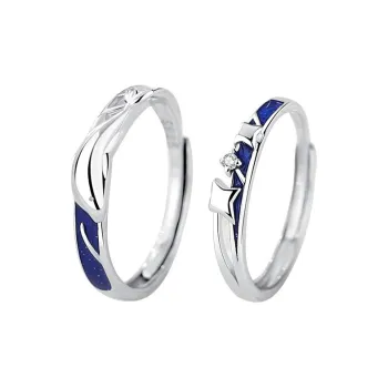 YINGNIXINDONG S925 Silver Rings Unisex