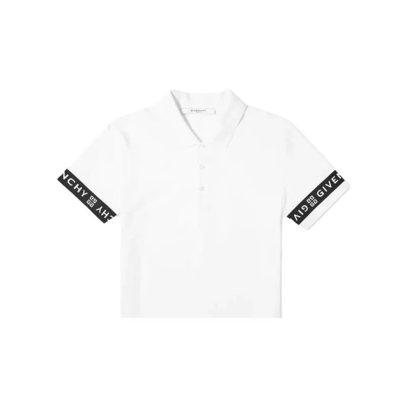 Givenchy Polo Shirts Men White-4