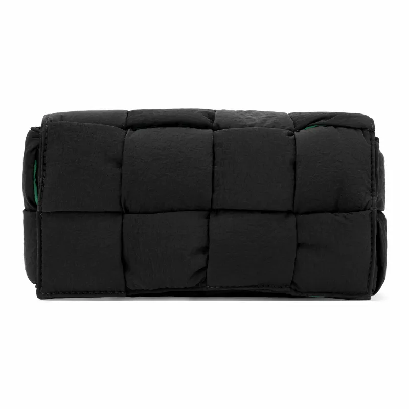 Bottega Veneta CASSETTE Nylon Fanny Pack Mini Men's Black-1
