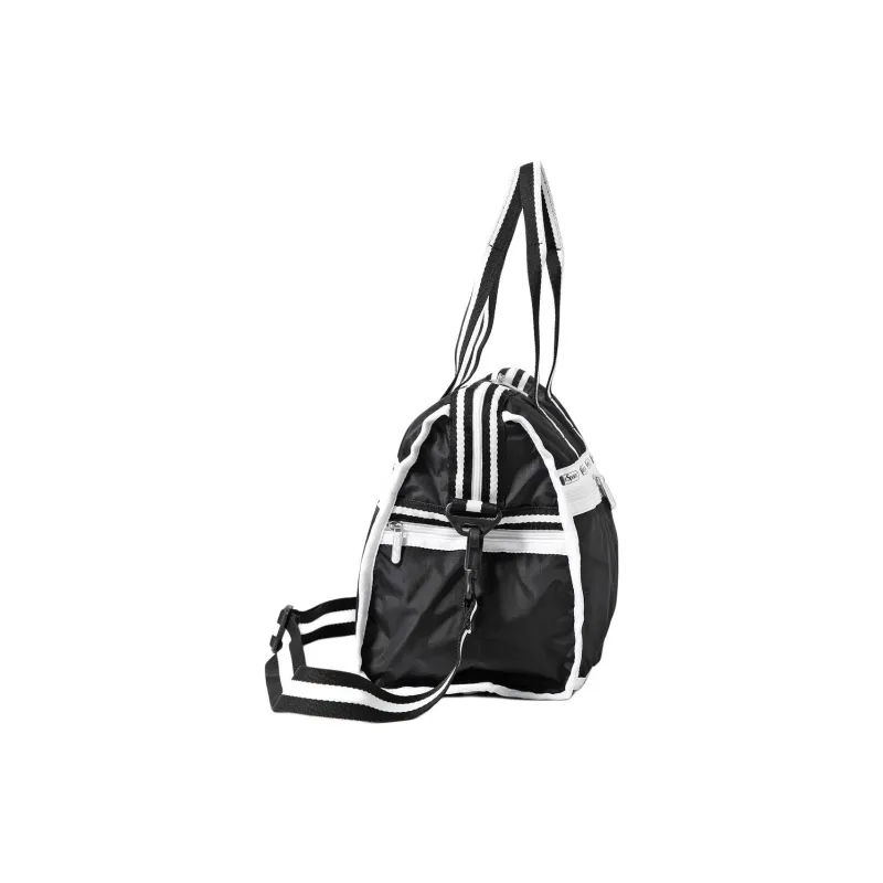 LeSportsac Nylon Boston Bag Portable Crossbody Bag Shoulder Bag Medium Size Women's Black-1